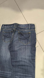 Denim Jeans Washed Straight Fit  (S)