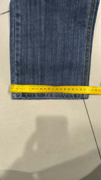 Denim Jeans Washed Straight Fit  (S)