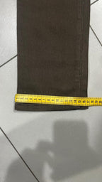 Cotton Pants Embroidered Straight Fit  (XS)