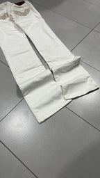 Cotton Pants Embroidered  (XS)