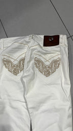 Cotton Pants Embroidered  (XS)