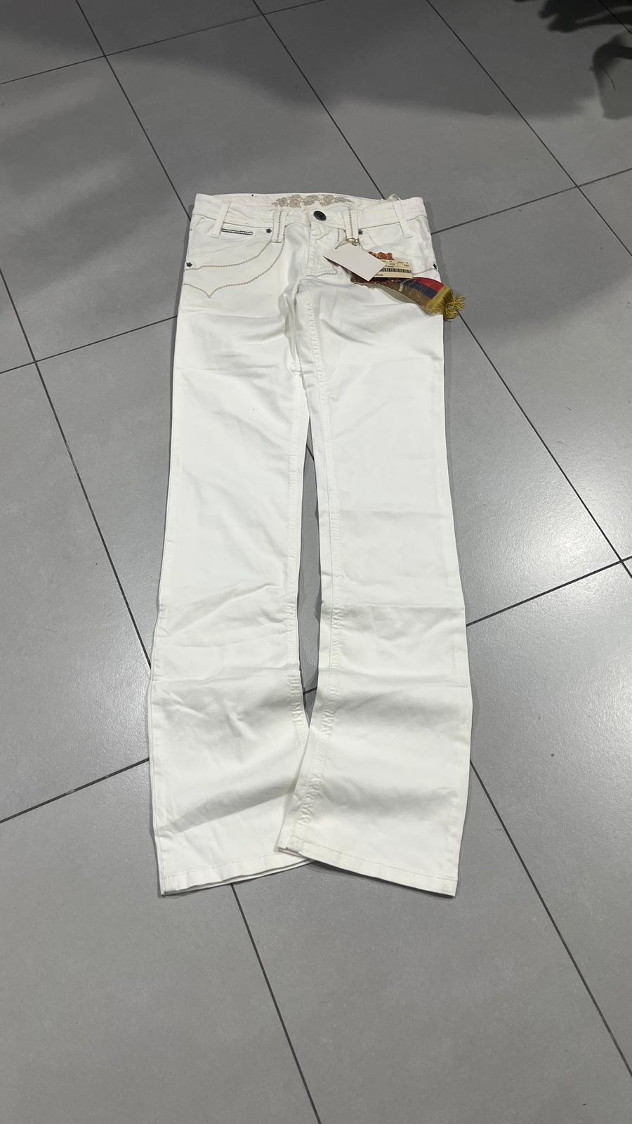 Cotton Pants Embroidered  (XS)