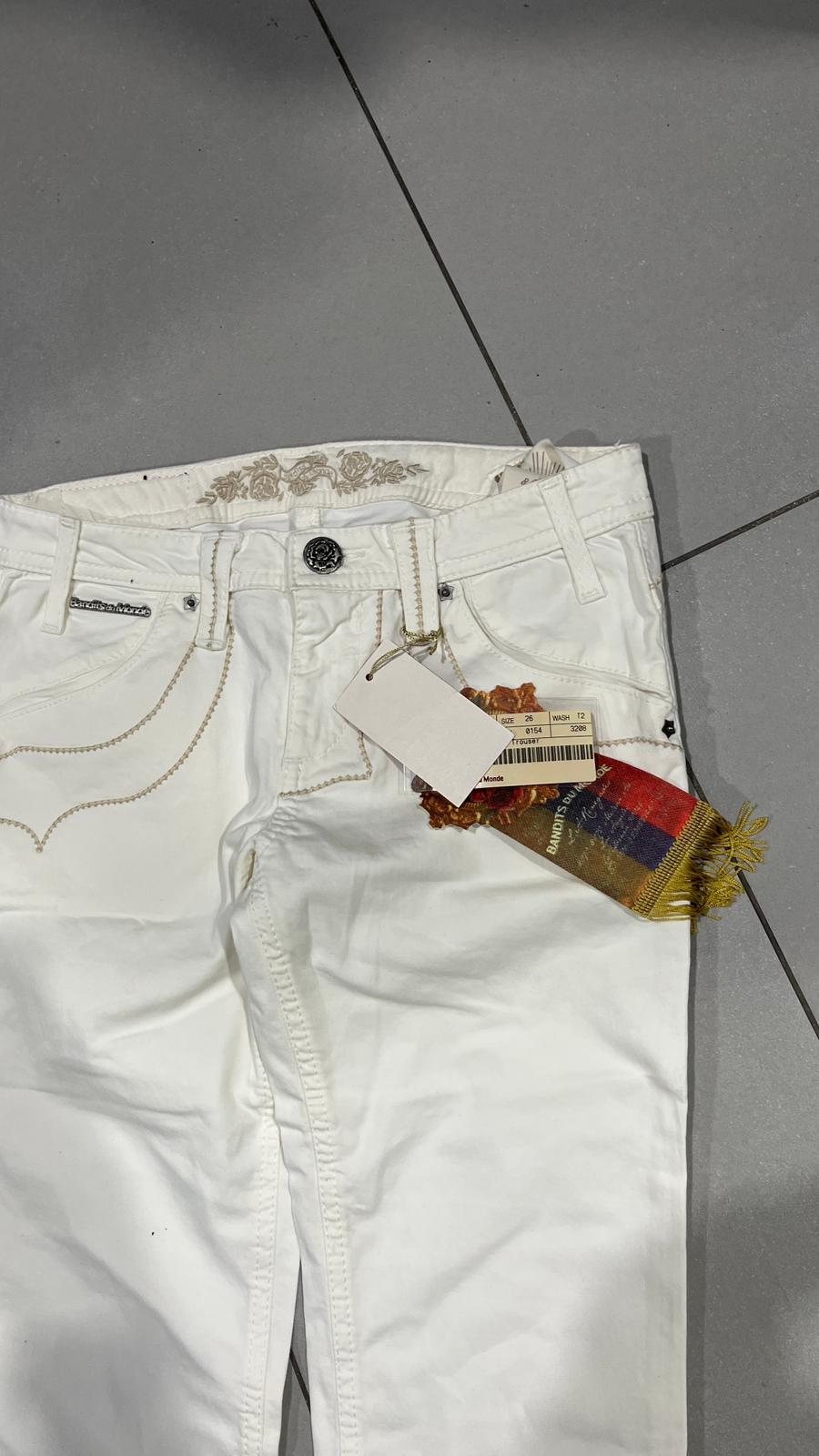 Cotton Pants Embroidered  (XS)
