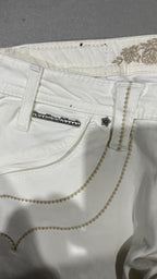 Cotton Pants Embroidered  (XS)