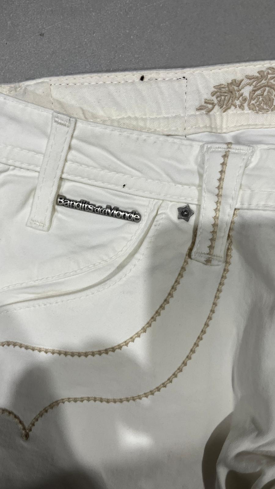 Cotton Pants Embroidered  (XS)