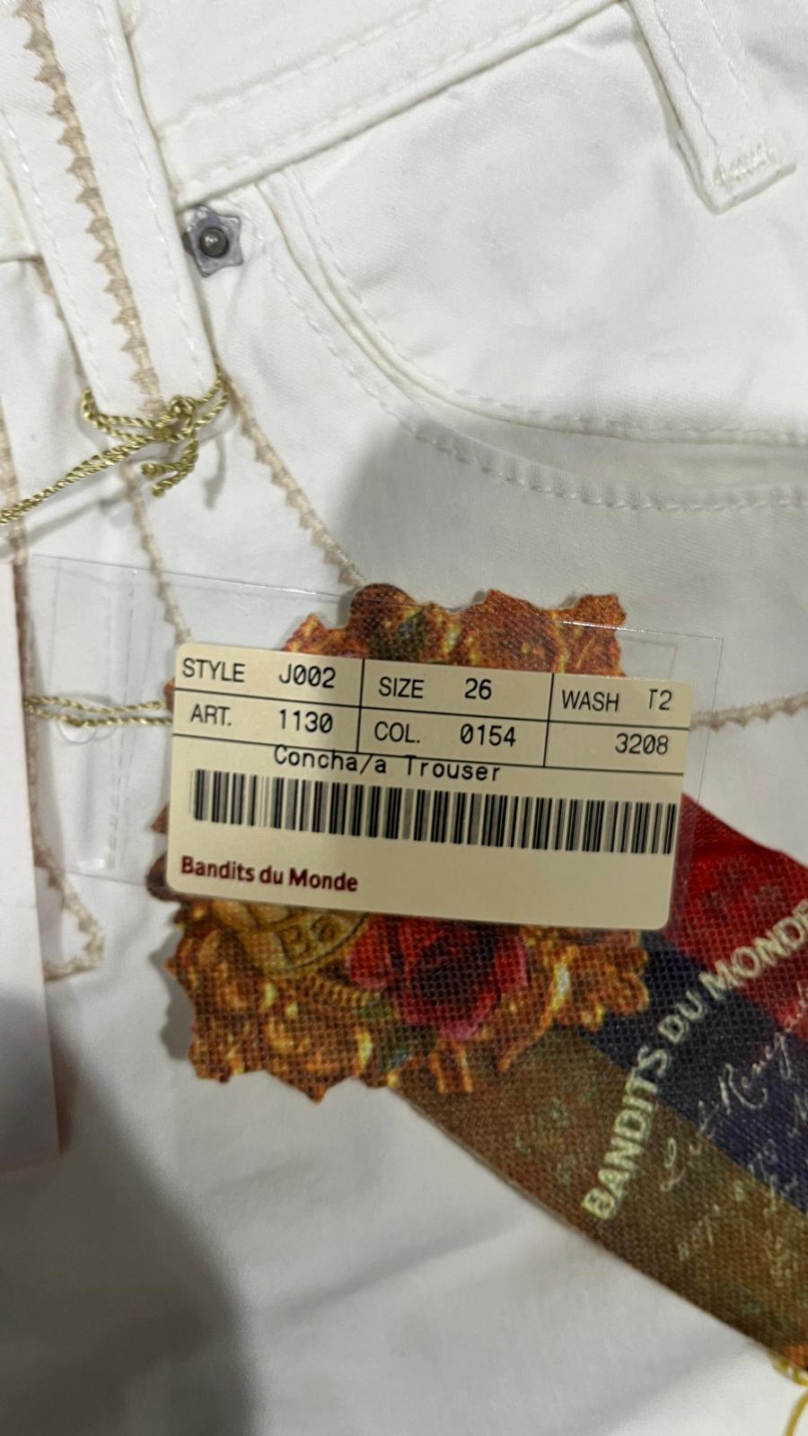 Cotton Pants Embroidered  (XS)