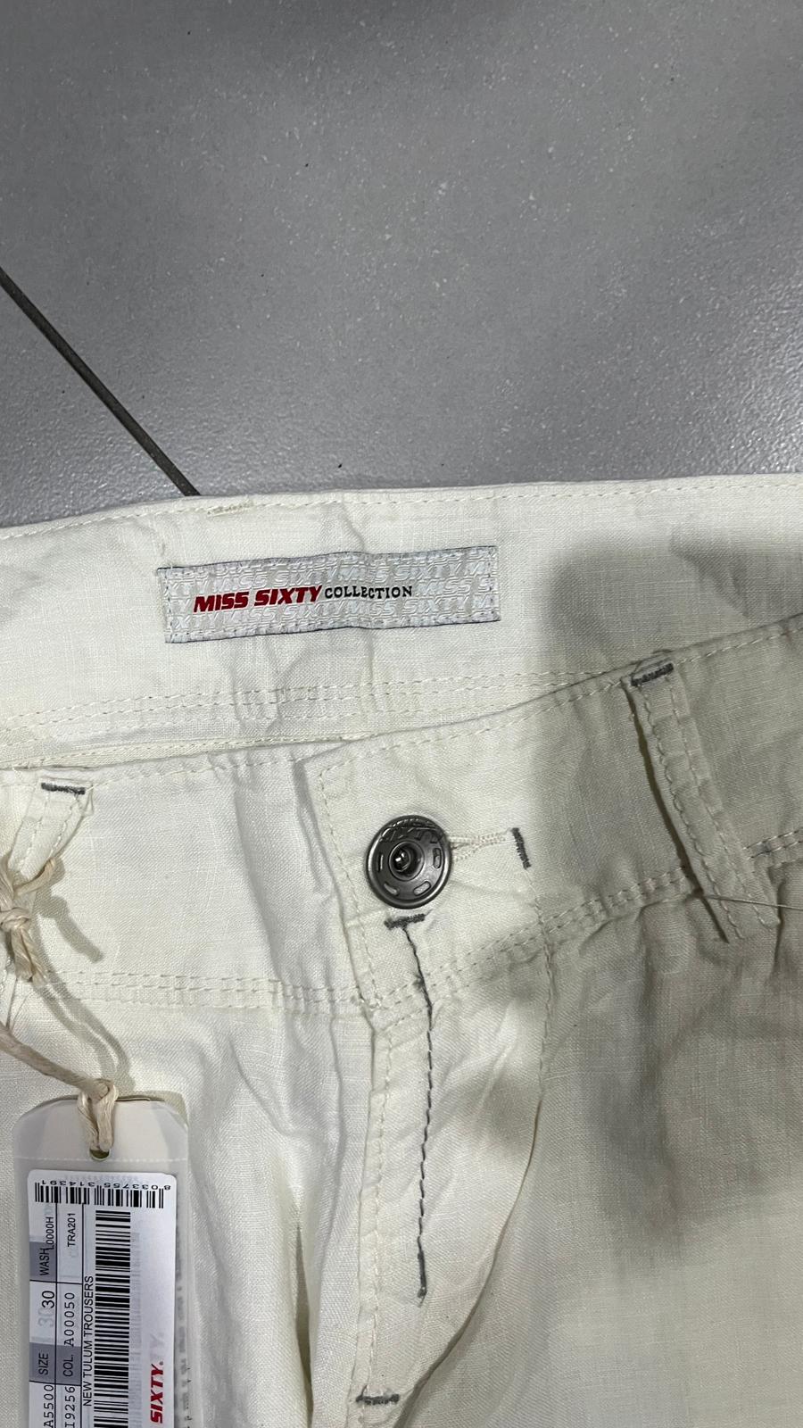 Denim Cotton Pants Miss Sixty Baggy Fit  (M)