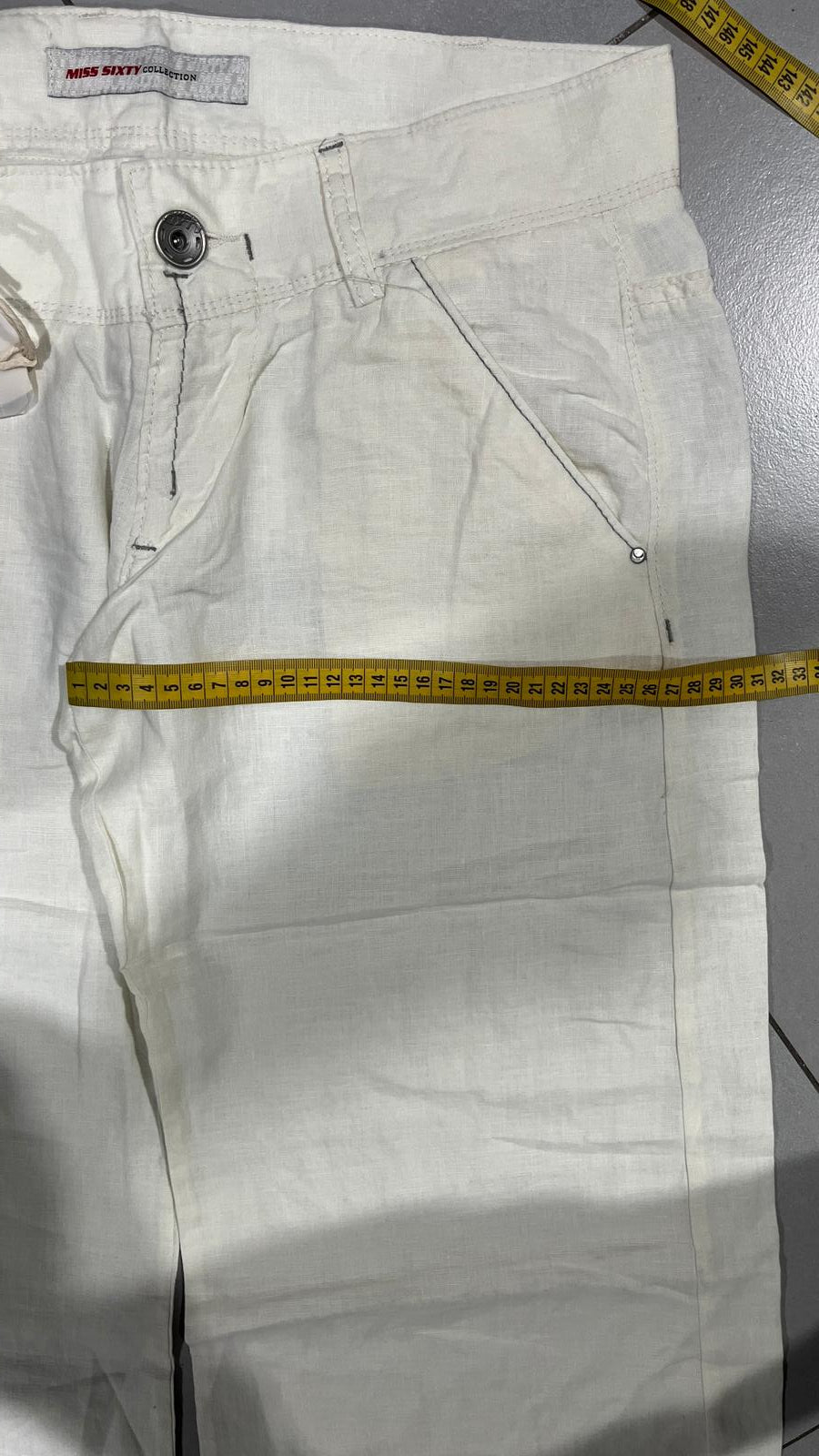 Denim Cotton Pants Miss Sixty Baggy Fit  (M)