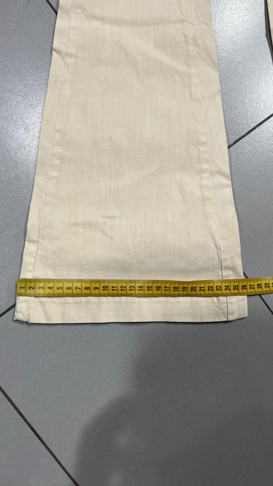 Cotton Denim Pants Embroidered Miss Sixty Baggy Fit Vintage Y2K 90s 00s Hip-Hop (XXS)