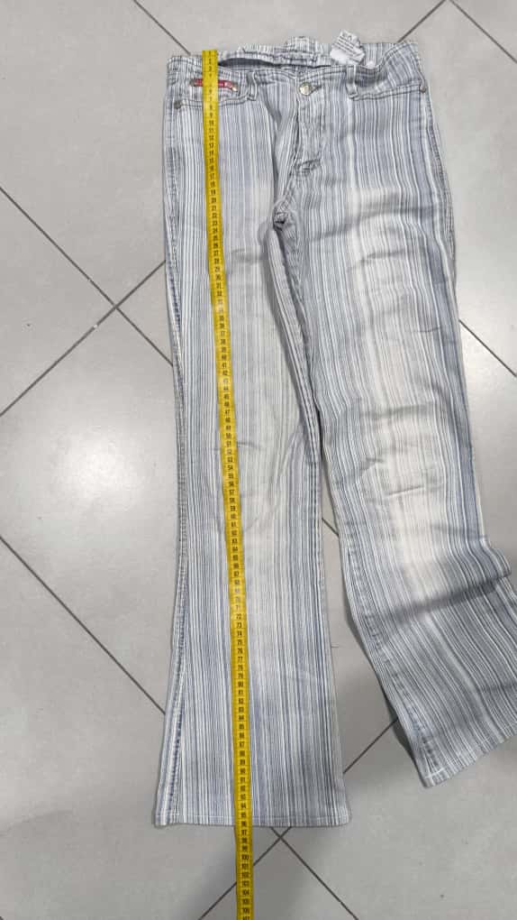 Denim Jeans Washed Baggy Fit  (XXS)