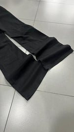 Denim Jeans Bootcut Flare Black Vintage Y2K 90s 00s American Style Hip-Hop (S)