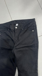 Denim Jeans Bootcut Flare Black Vintage Y2K 90s 00s American Style Hip-Hop (S)