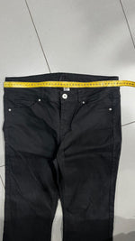 Denim Jeans Bootcut Flare Black Vintage Y2K 90s 00s American Style Hip-Hop (S)