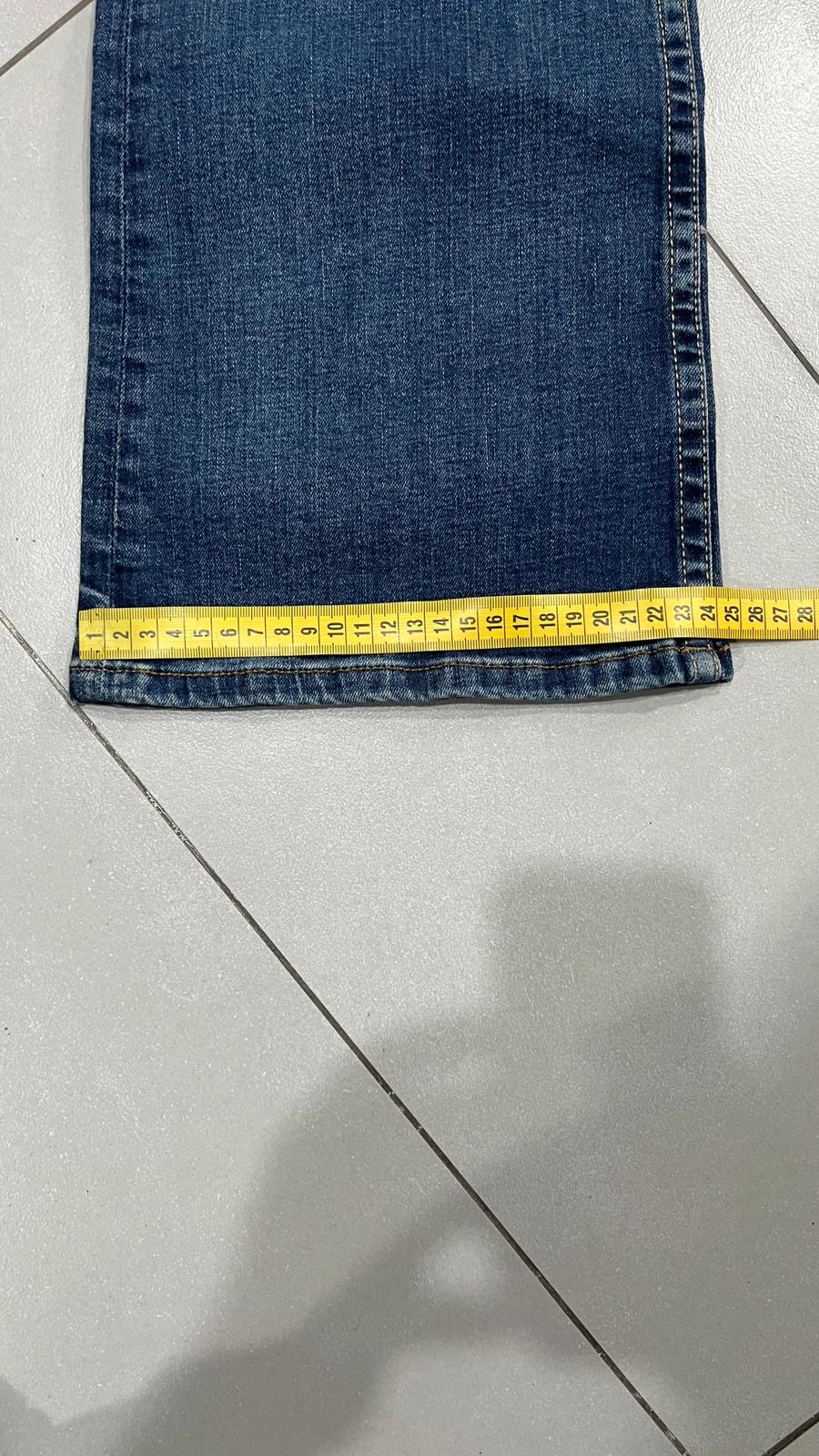 Denim Jeans Washed Baggy Fit  (L)