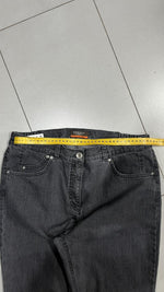 Denim Jeans Black Baggy Fit Vintage Y2K 90s 00s American Style Hip-Hop (S)