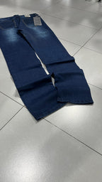 Denim Jeans Embroidered Straight Fit  (M)