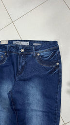 Denim Jeans Embroidered Straight Fit  (M)