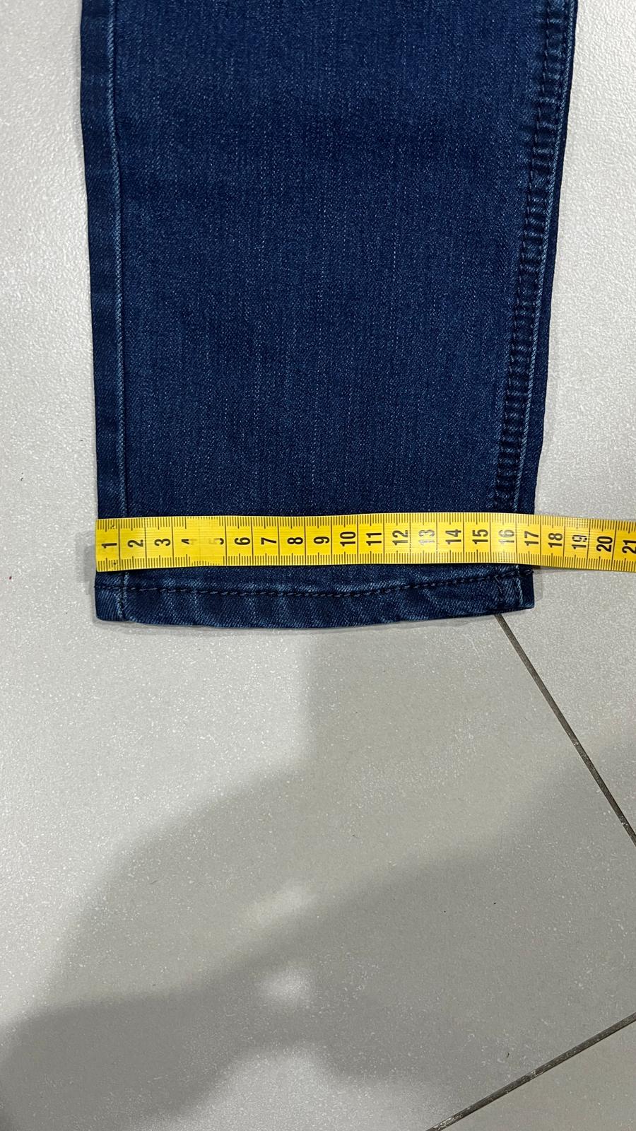 Denim Jeans Embroidered Straight Fit  (M)