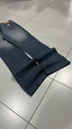 Denim Jeans Washed Embroidered Baggy Fit  (XXS)