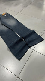 Denim Jeans Washed Embroidered Baggy Fit Vintage Y2K 90s 00s American Style Hip-Hop (XXS)