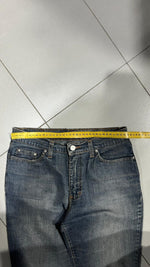 Denim Jeans Washed Embroidered Baggy Fit Vintage Y2K 90s 00s American Style Hip-Hop (XXS)