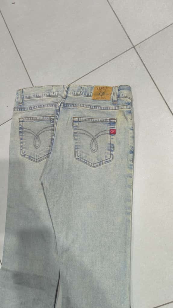 Denim Particular Flare Baggy Fit  (XS)