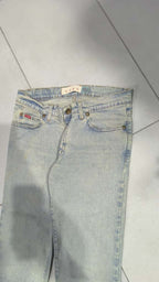 Denim Particular Flare Baggy Fit  (XS)