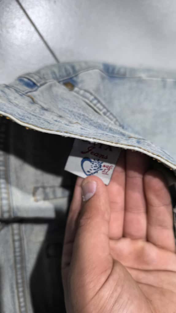 Denim Particular Flare Baggy Fit  (XS)