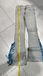 Denim Particular Flare Baggy Fit  (XS)