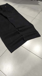 Denim Cotton Pants Baggy Fit  (L)