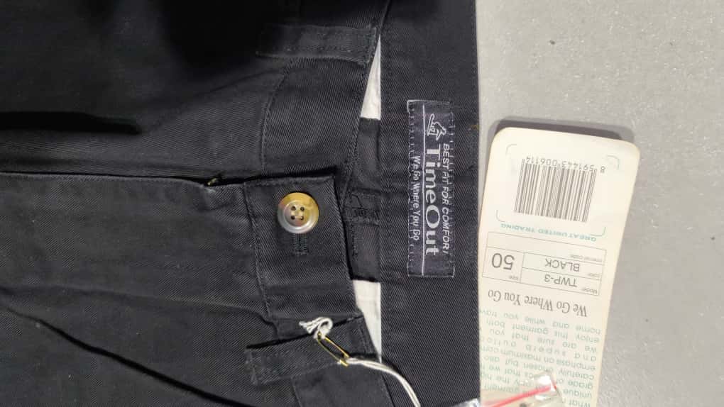 Denim Cotton Pants Baggy Fit  (L)