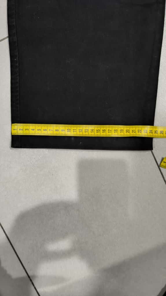 Denim Cotton Pants Baggy Fit  (L)