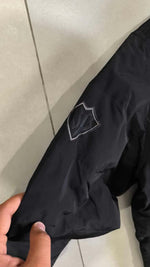 Bomber Giubbotto Nero Bomb Boogie Vintage Y2K 90s 2000s American Style Hip Hop Rave (M)