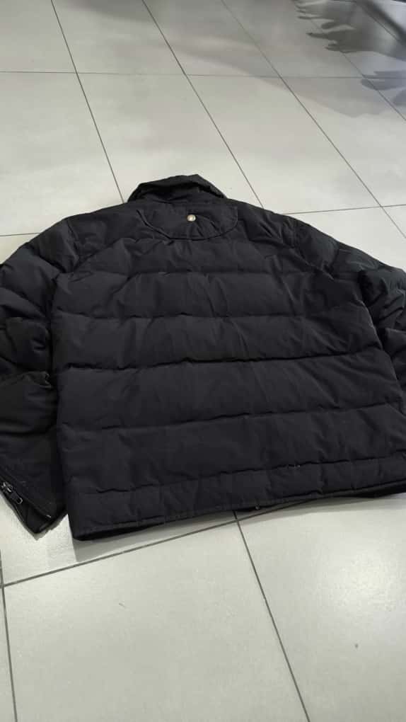 Bomber Giubbotto Nero Bomb Boogie Vintage Y2K 90s 2000s American Style Hip Hop Rave (M)