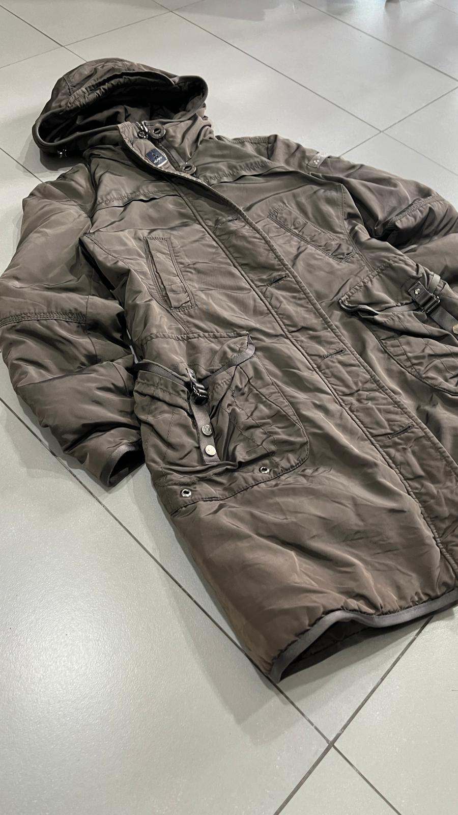 Cappotto Bomber Lungo Peuterey Donna Vintage Y2K 90s 2000s American Style Hip Hop Rave (S)