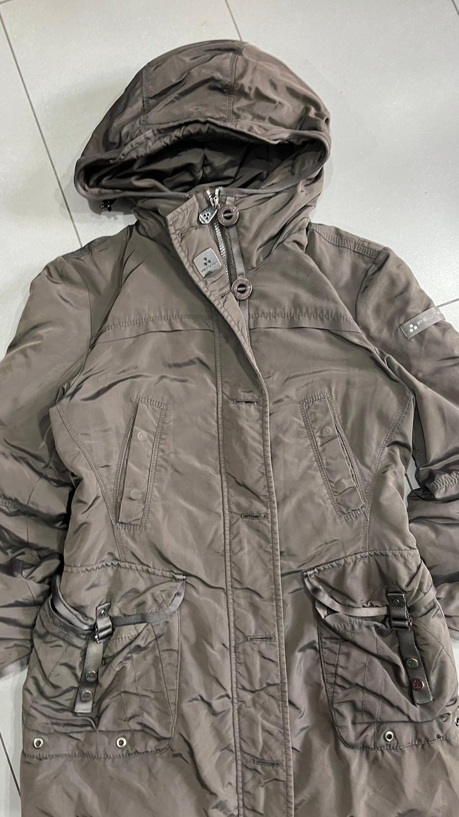 Cappotto Bomber Lungo Peuterey Donna Vintage Y2K 90s 2000s American Style Hip Hop Rave (S)