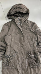 Cappotto Bomber Lungo Peuterey Donna Vintage Y2K 90s 2000s American Style Hip Hop Rave (S)