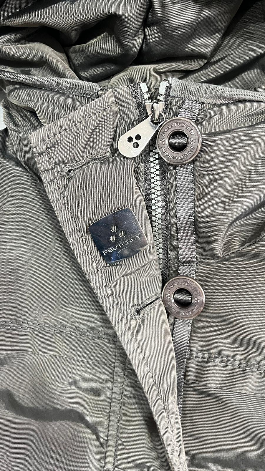 Cappotto Bomber Lungo Peuterey Donna Vintage Y2K 90s 2000s American Style Hip Hop Rave (S)