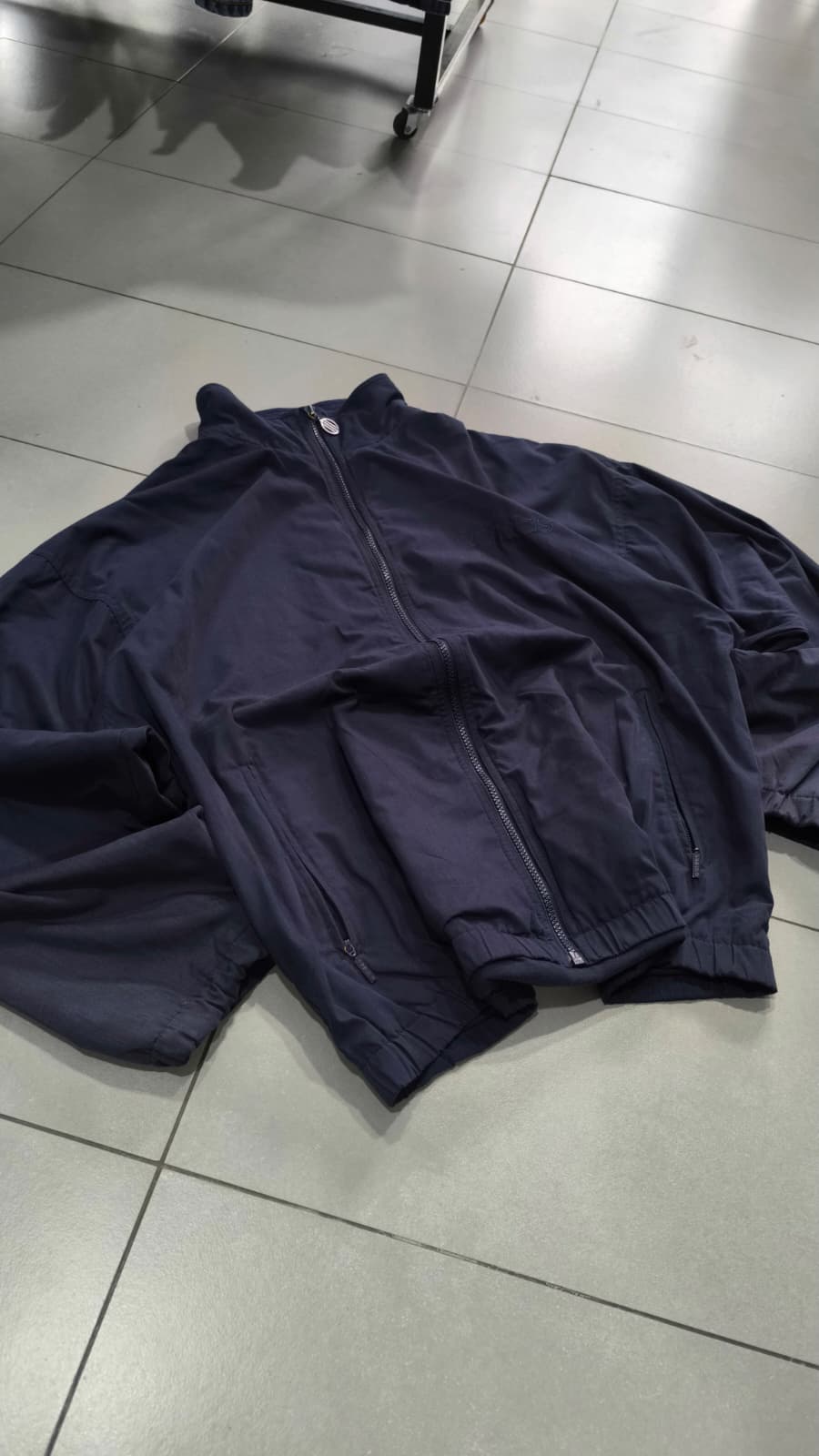 Felpa con Zip Adidas Grey Label Vintage Y2K 90s 00s American Style Hip-Hop (L)