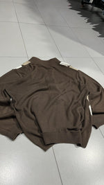 Maglioncino Zip Lacoste a Scacchi Vintage Y2K 90s 00s American Style Hip-Hop (XXL)