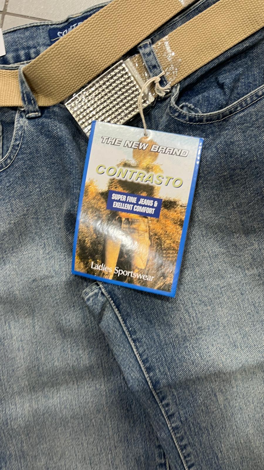 Denim Jeans Washed Embroidered BootCut Fit  (XXS)