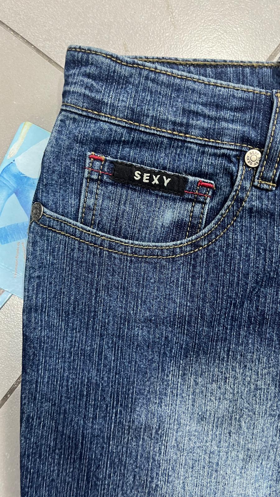 Denim Jeans Washed Baggy Fit Vintage Y2K 90s 00s American Style Hip-Hop (S)