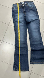 Denim Jeans Bootcut Washed Baggy Fit Vintage Y2K 90s 00s American Style Hip-Hop (S)