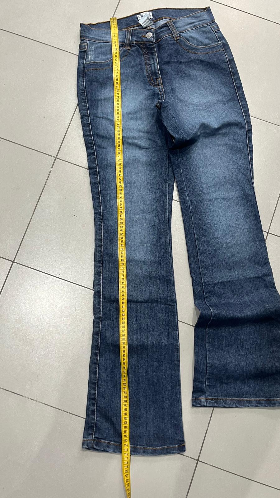 Denim Jeans Bootcut Washed Baggy Fit Vintage Y2K 90s 00s American Style Hip-Hop (S)