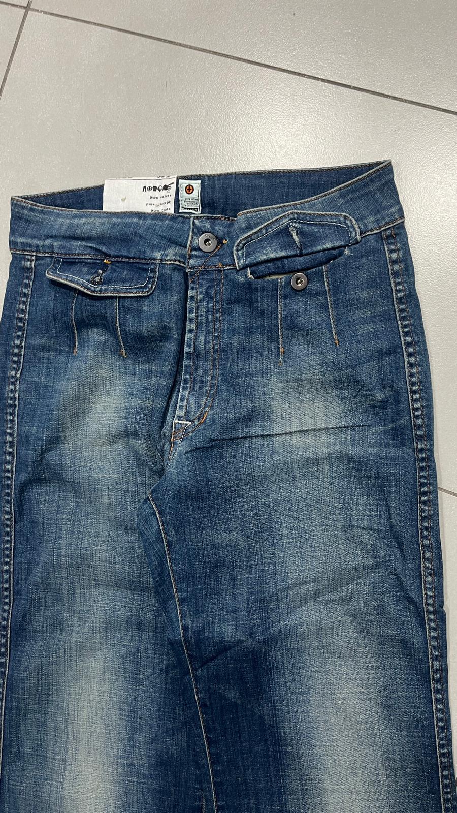 Denim Jeans Baggy Fit Washed  (XS)