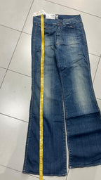 Denim Jeans Baggy Fit Washed  (XS)