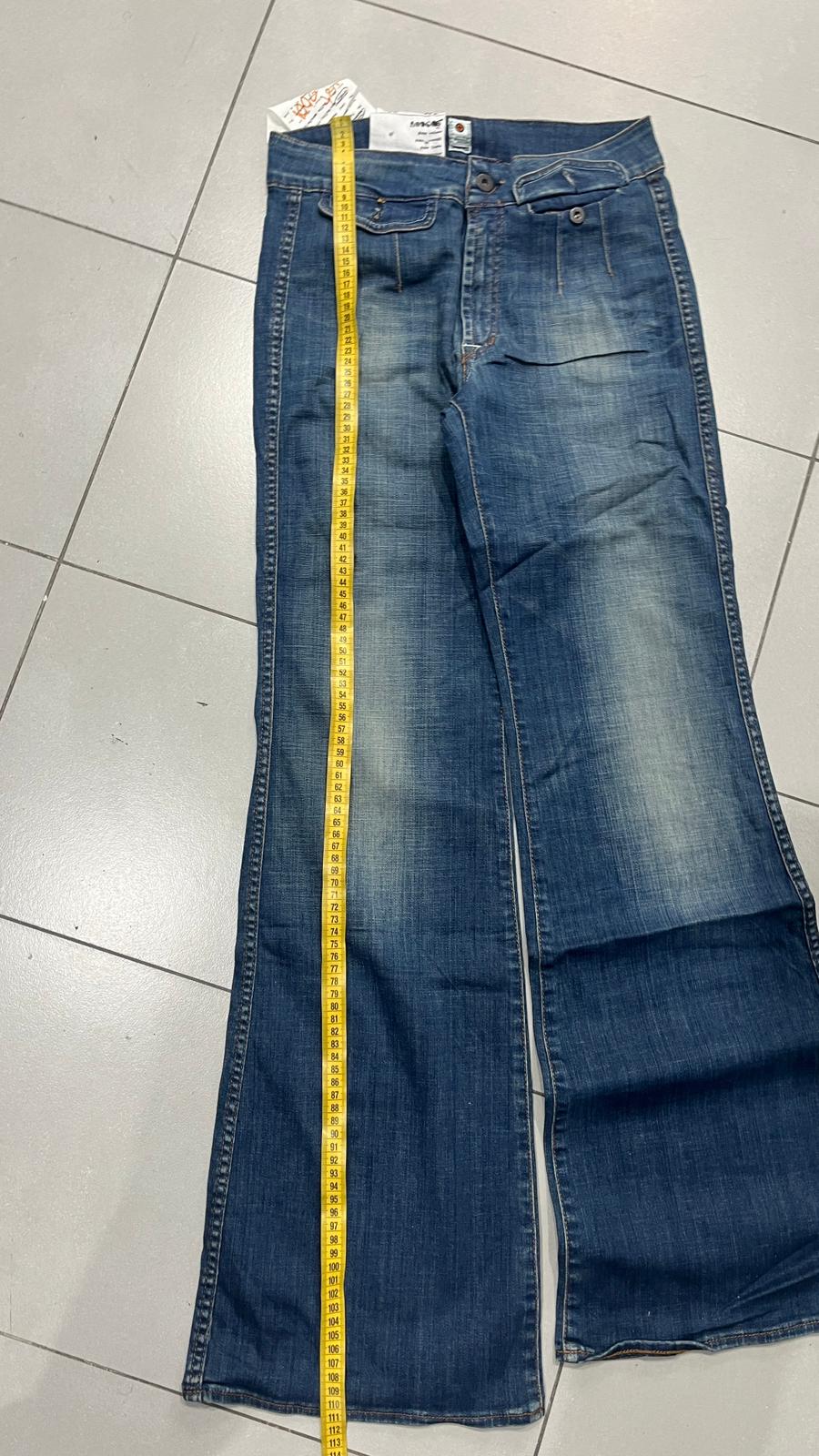 Denim Jeans Baggy Fit Washed  (XS)