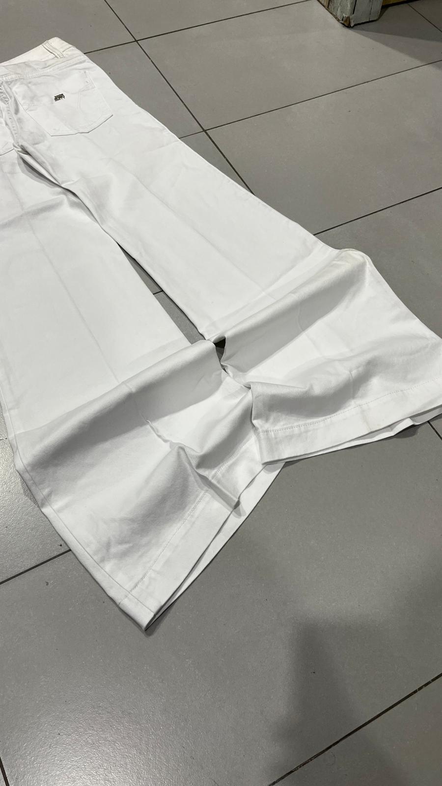 Denim Jeans White Baggy Fit MIss Sixty  (XS)