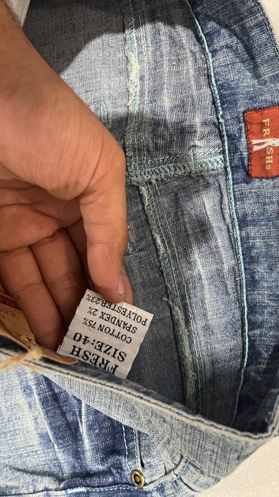 Denim Washed Pinocchietto 3/4  (XS)