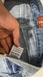 Denim Washed Pinocchietto 3/4  (XS)